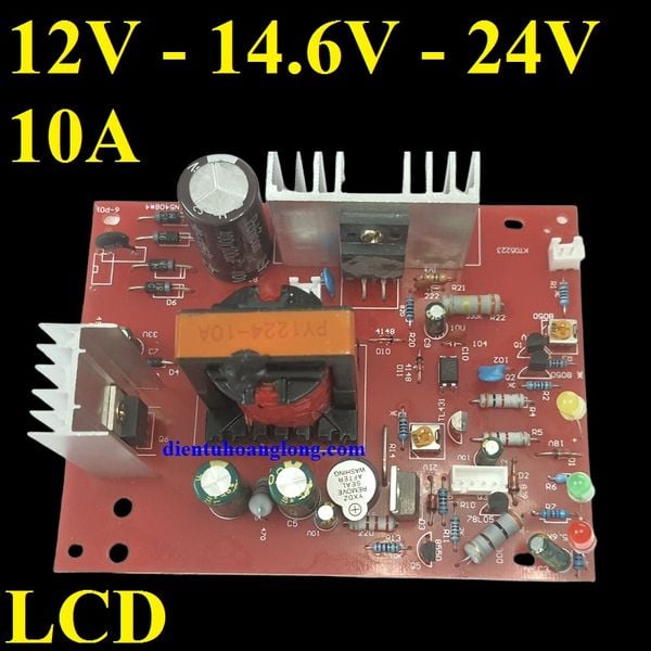  Mạch sạc 10A (không LCD) sạc Pin & Accu 