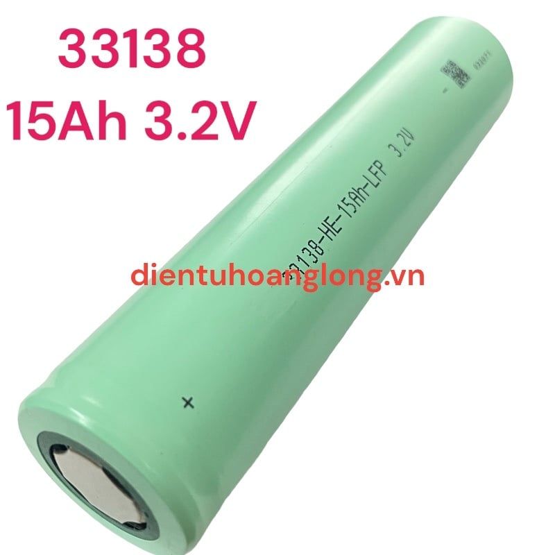 Pin sắt 33138 15Ah 3.2V + kèm đế (mới)