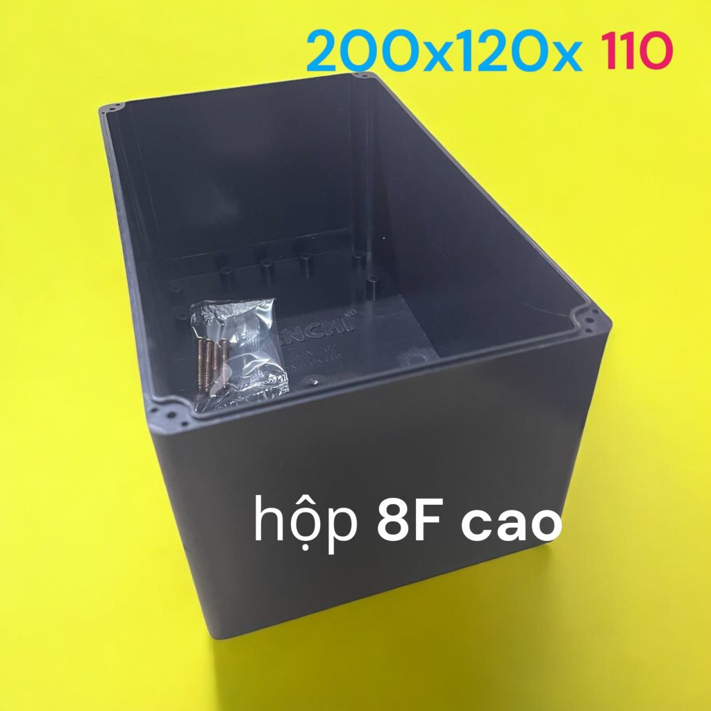 Hộp Wanchi đen 8F CAO ( 200 X120X110mm)