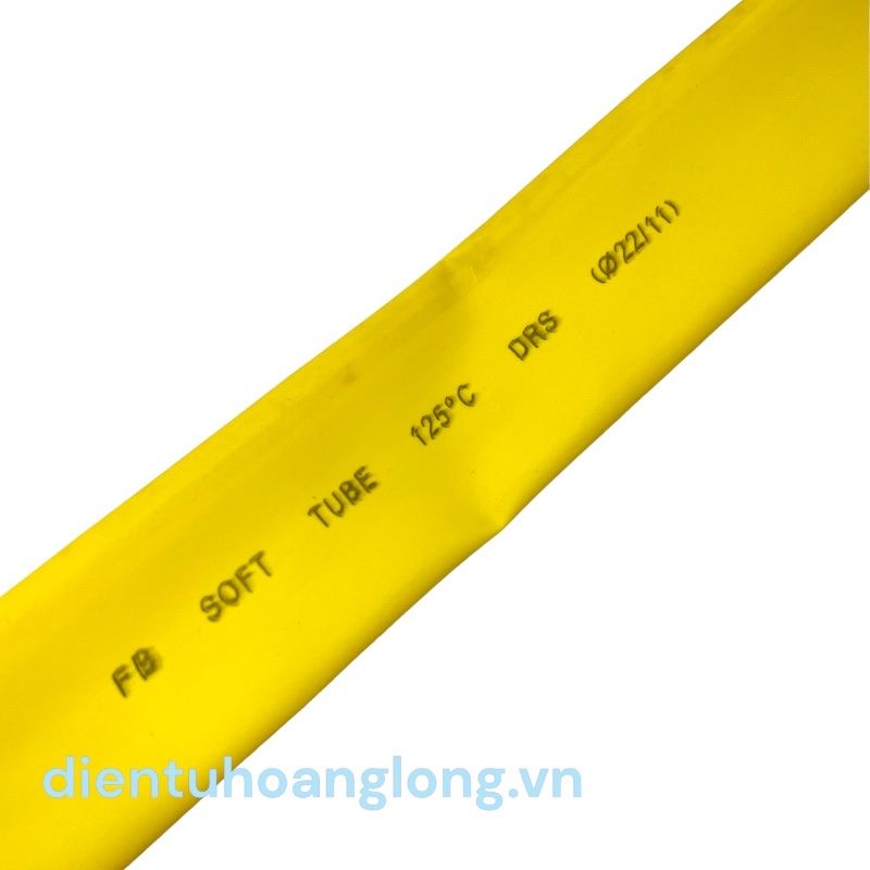Gen co nhiệt VÀNG 22mm 1 mét