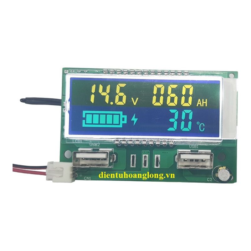 Module LCD hiển thị dung lượng (4S -14.6v)