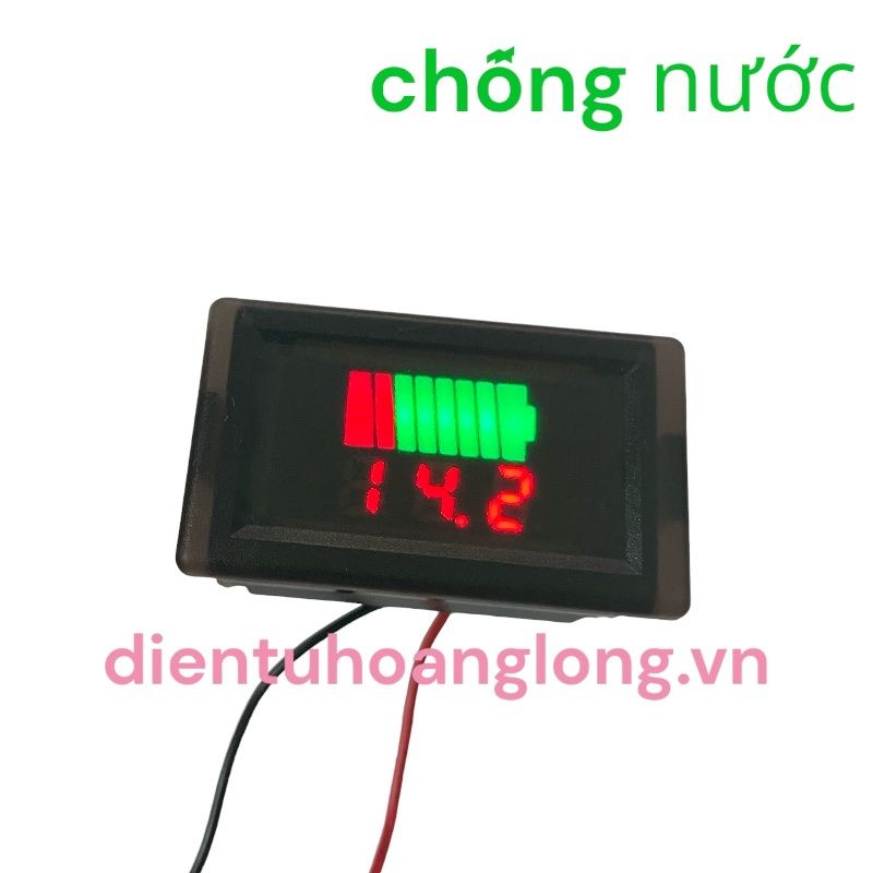 Module vôn kế + dung lượng --- chống nước