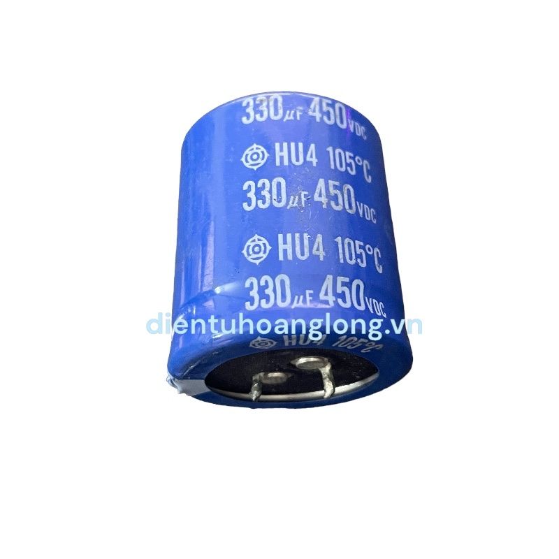 Tụ 330uF - 450V HITACHI tháo máy (35X35)