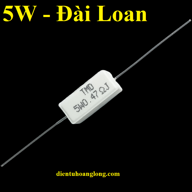 Trở 5W Đài Loan 0.47R (10 con)