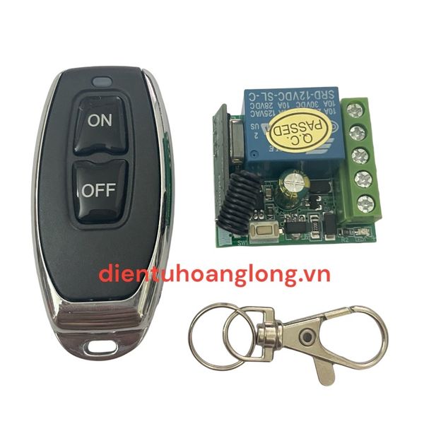  Bộ thu phát RF 2 nút 433Mhz (học lệnh) 