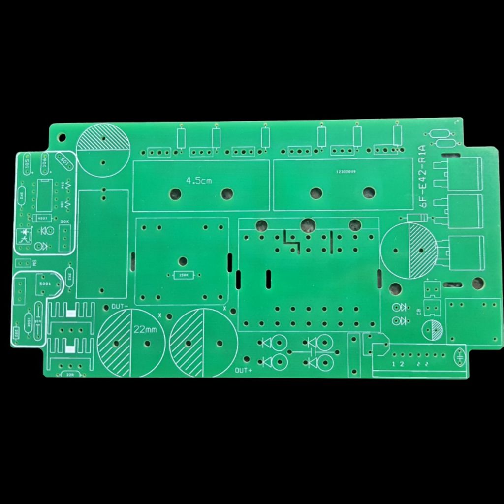 Mạch 6 fet E42  (4 fet lớn) + dao động (R1B)