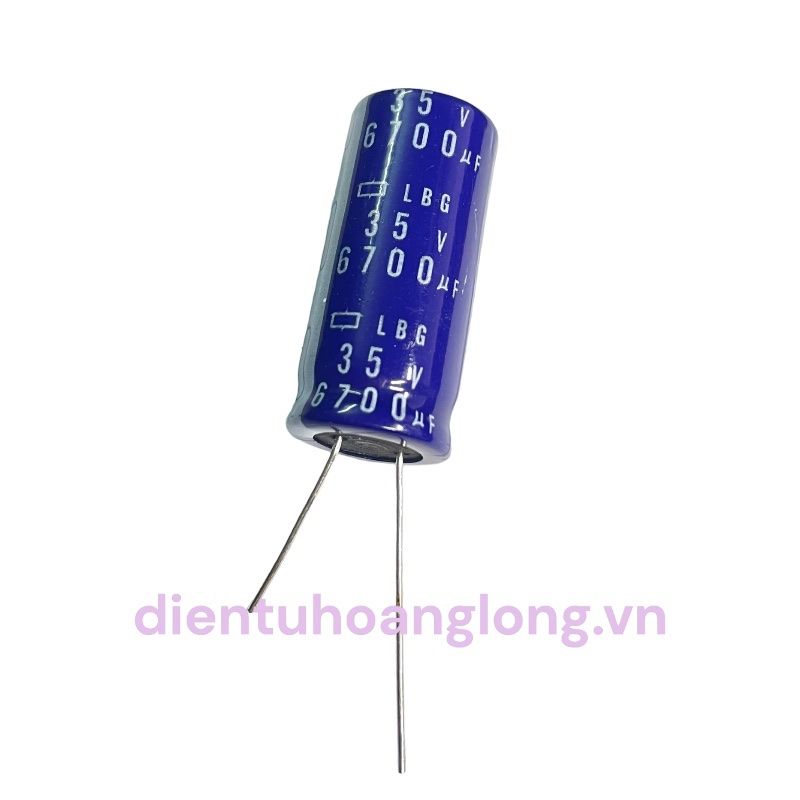 Tụ 35V 6700uF tím MỚI (18x40)