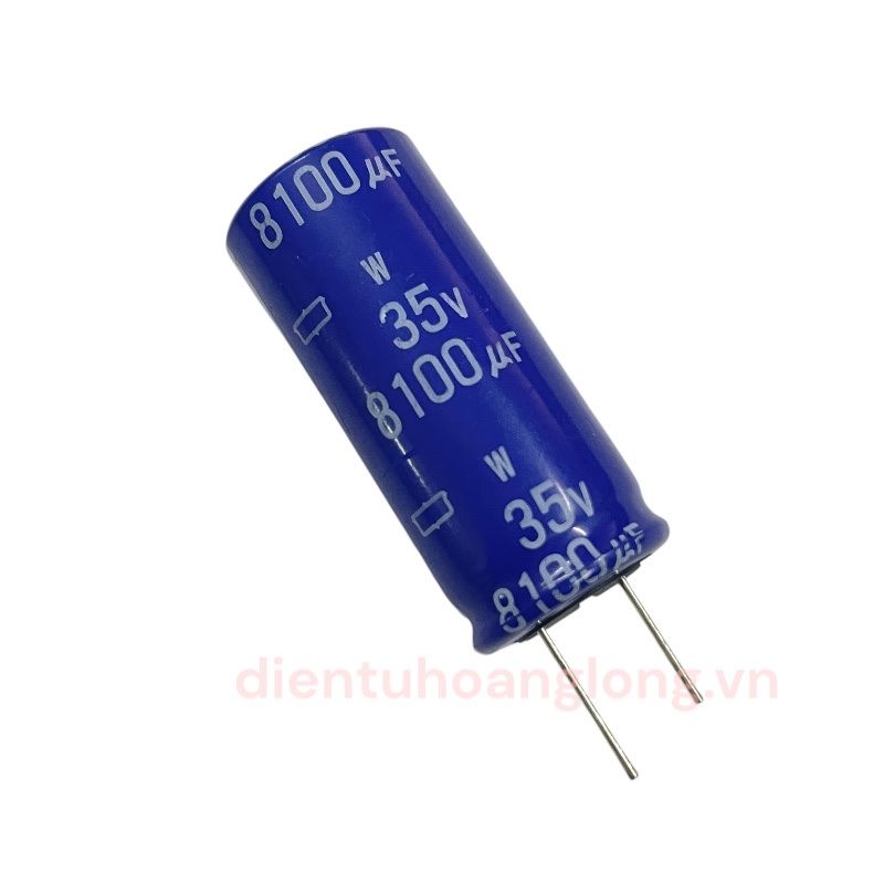 Tụ 35V 8100uF xanh mới (18x40)