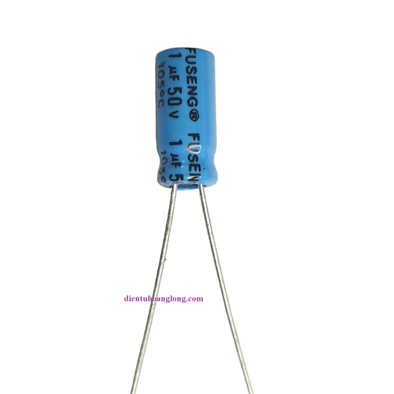 Tụ 1uF 50V (100 con) xanh/đen