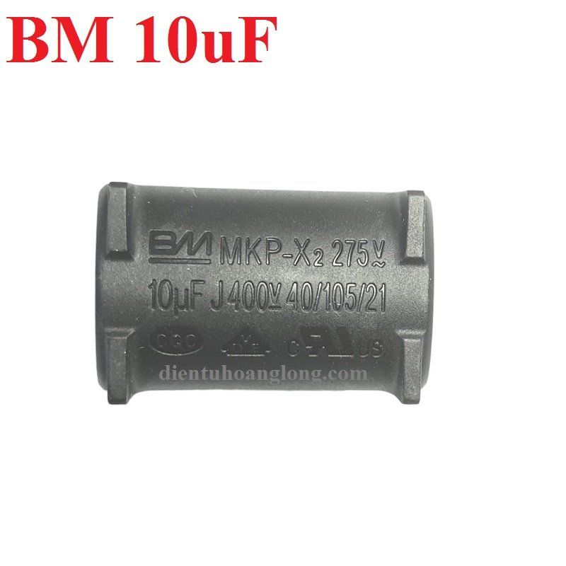 Tụ BM đứng 10uF 275V