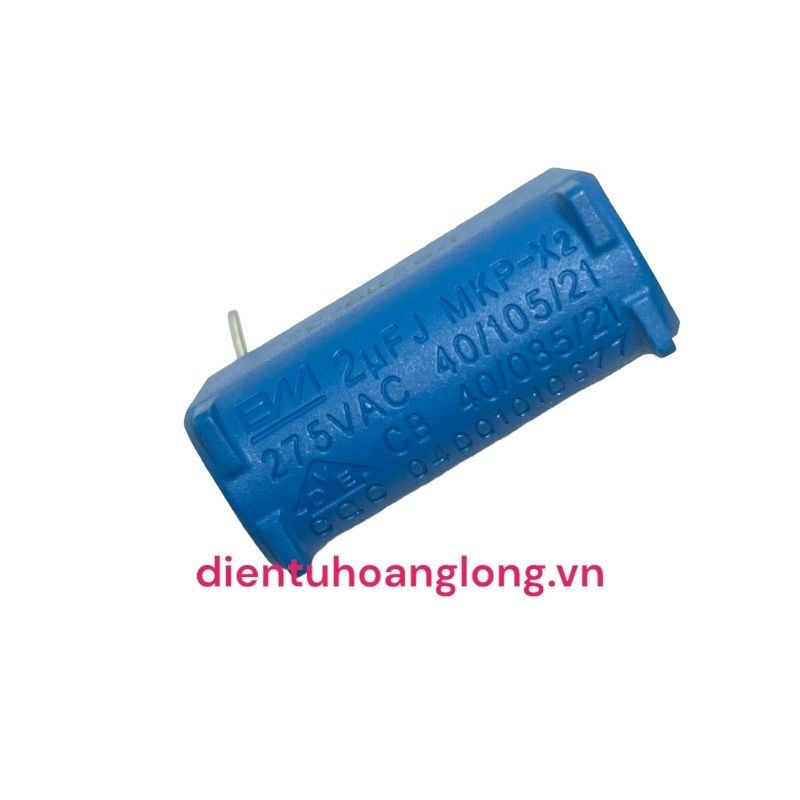 Tụ bếp từ đứng 2uF  275V