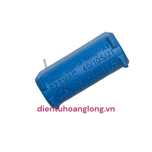  Tụ bếp từ đứng 2uF  275V 