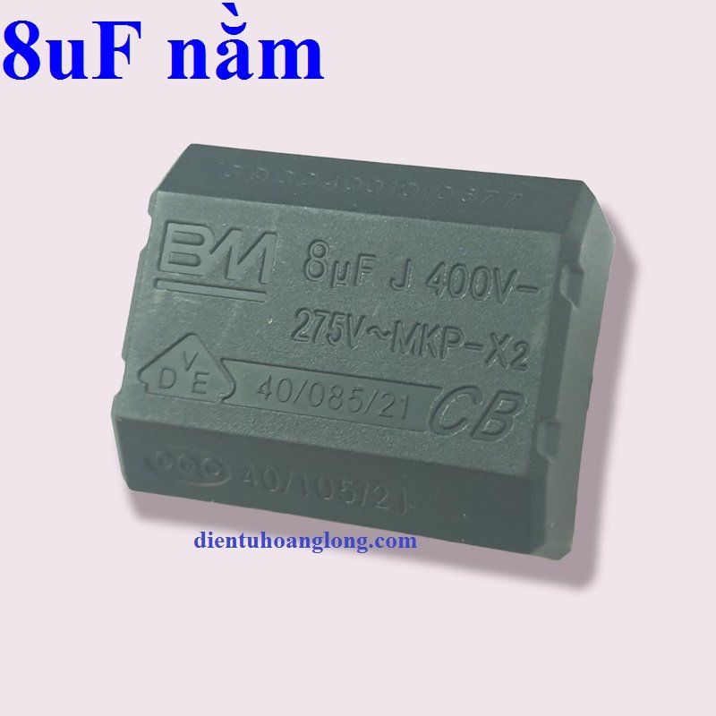 Tụ BM nằm 8uF 275V