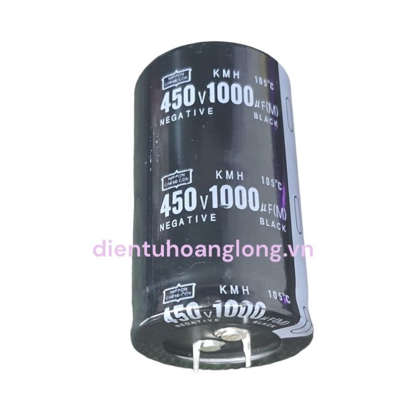 Tụ 1000uF - 450V chân cứng ĐEN (35X60)