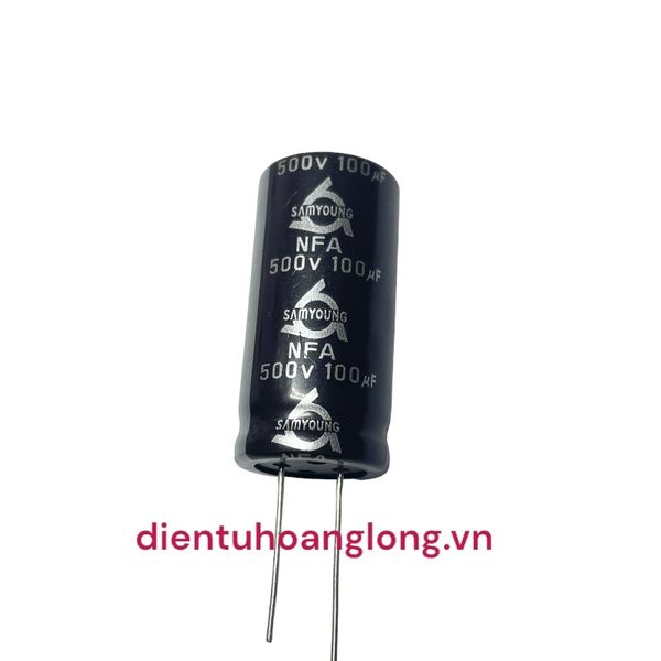  100uF - 450V SAMYOUNG mới chân mềm (18x35) 