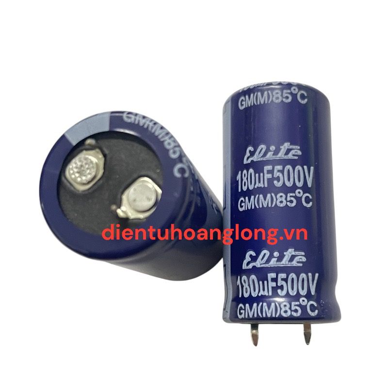 Tụ 180uF -500V ELITE mới (22x45)