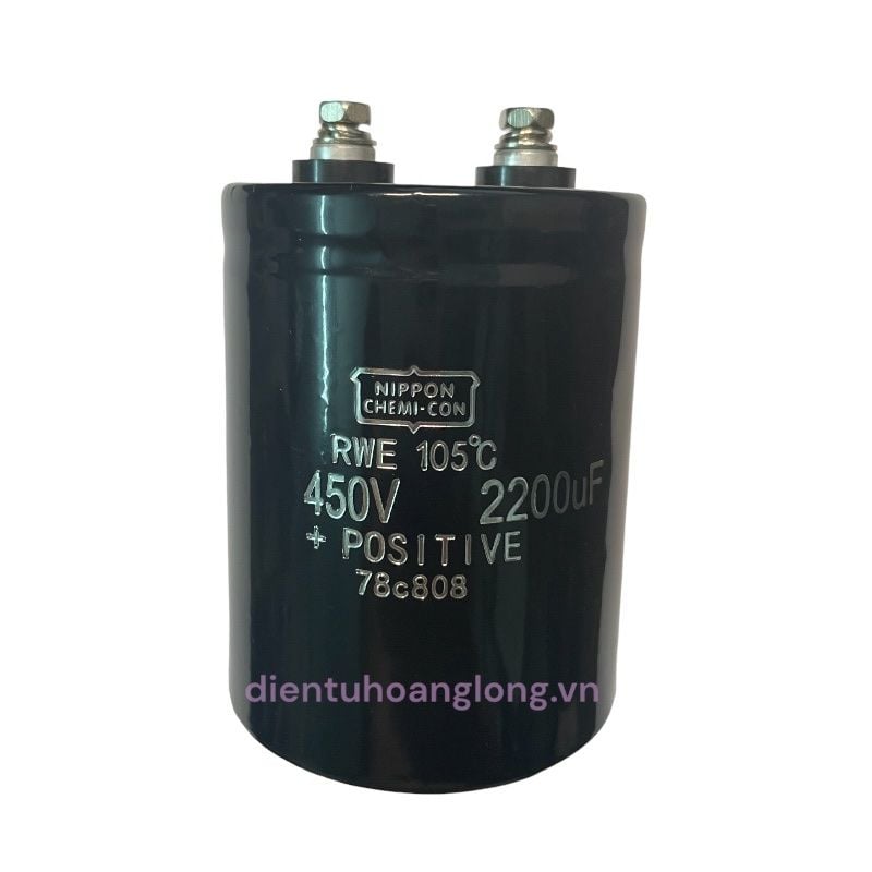 Tụ 2200uF  - 450V đầu vít (65X110)
