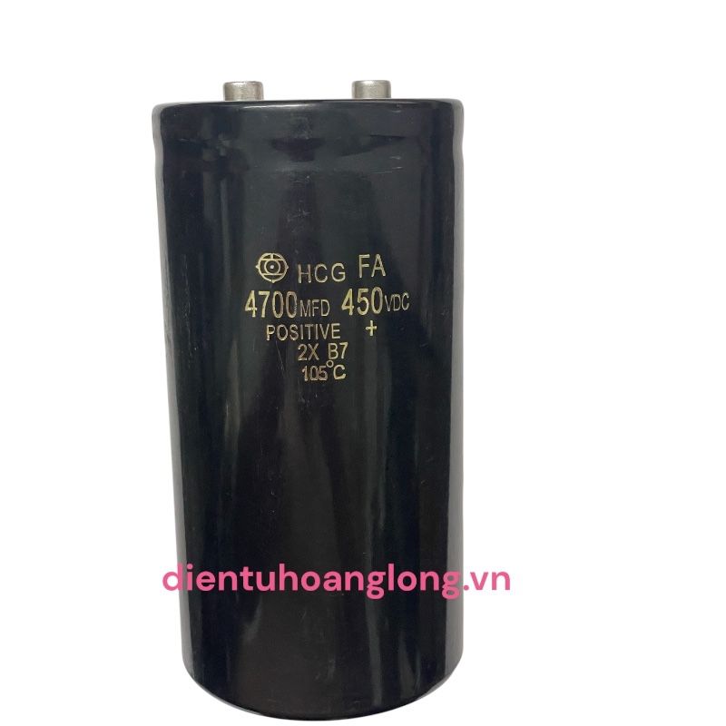 Tụ 4700uF - 450V đầu vít (75X150) tháo máy