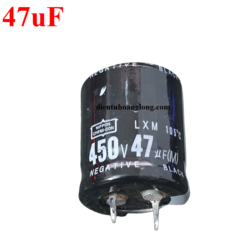 Tụ 47uF-450V chân cứng (22x25)