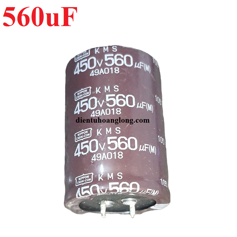 Tụ 560uF-450V chân cứng (35X50)