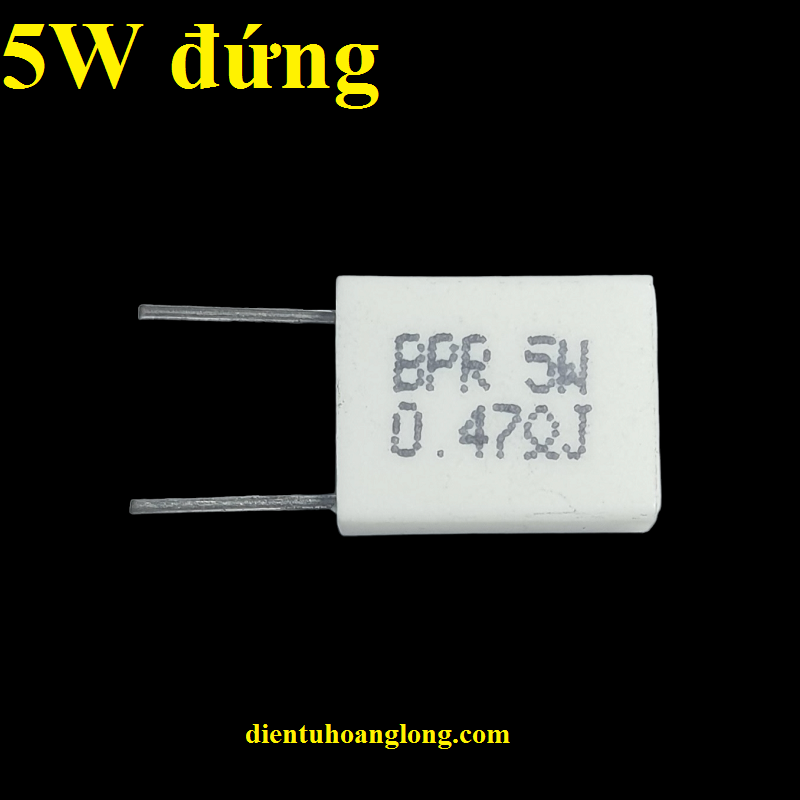 Trở đứng dẹp 5w 10R (10 con)