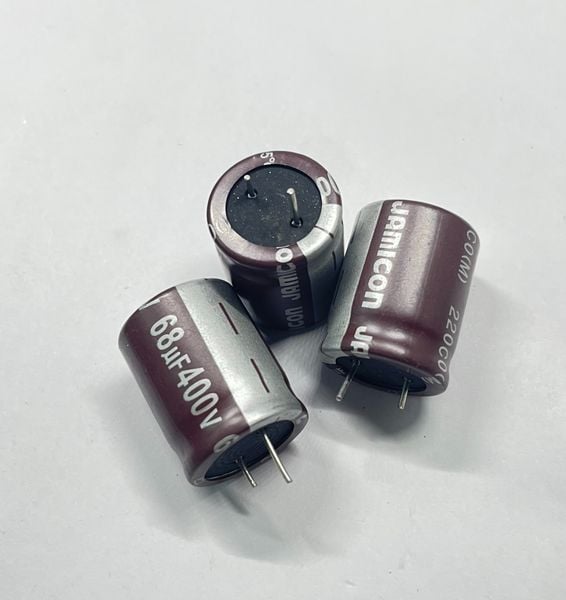  Tụ tồn kho 68uF-400V JAMICON (20mm) 