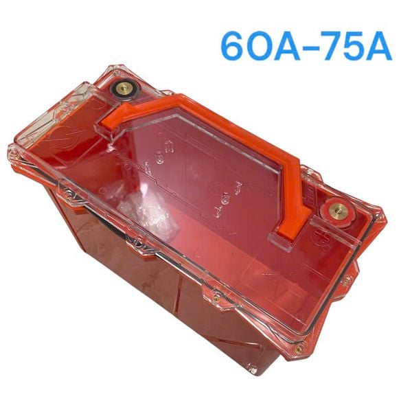  Hộp PIN 75A ĐEN nắp trong chống nước + phụ kiện 