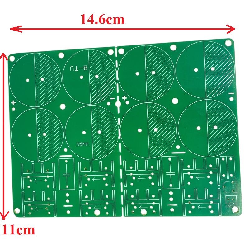Mạch 2 cầu 8 tụ