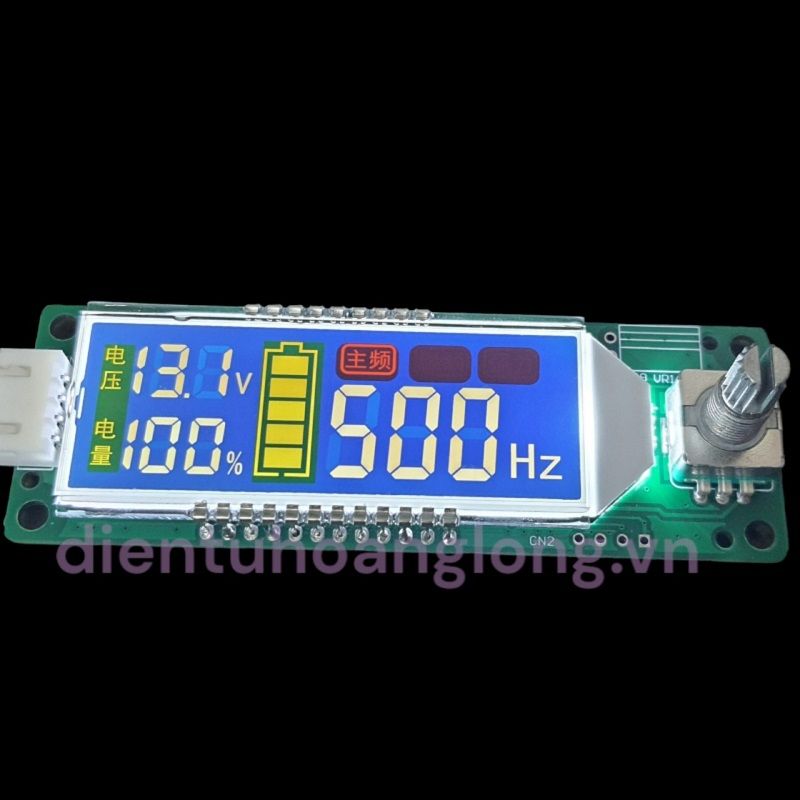 Băm 3 chế độ 500Hz ( LCD - hiển thị điện áp)