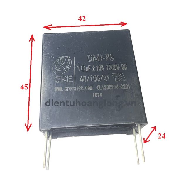  Tụ đứng 1100V - 10uF 