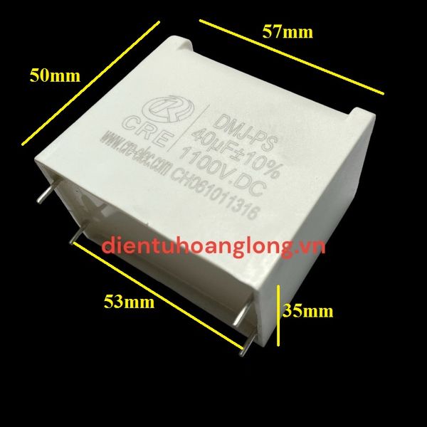  Tụ đứng 40uF 1100V 