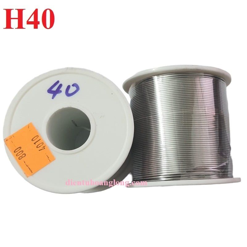 Chì (thiếc) H40 nặng lửa 1mm- 800g