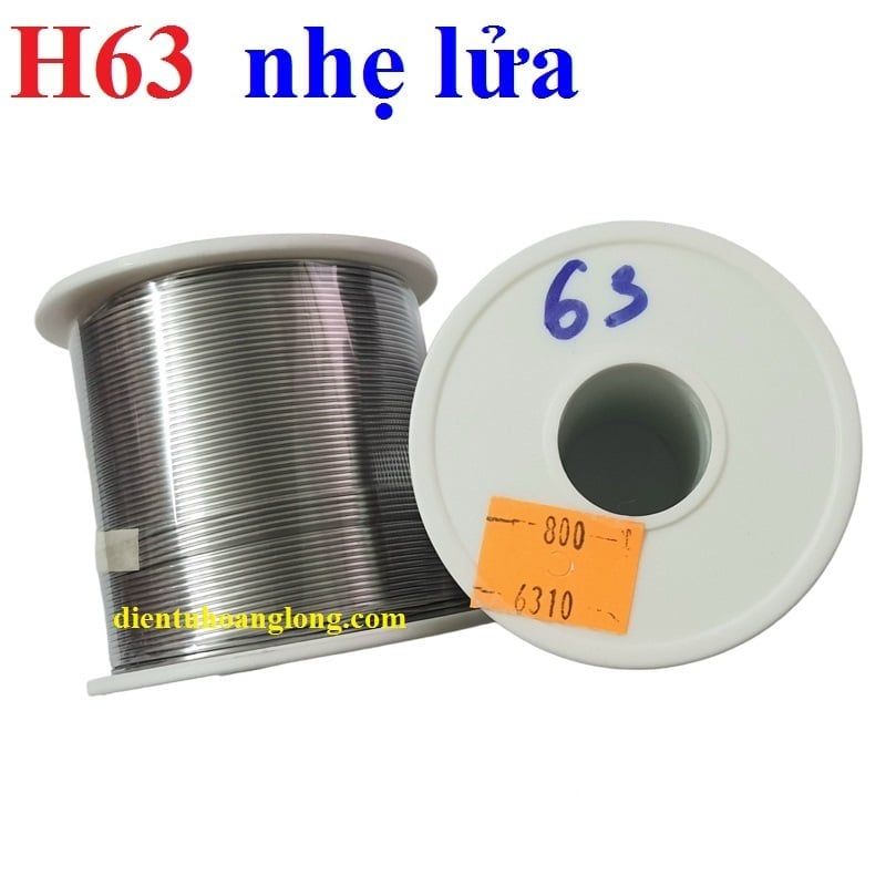 Chì (thiếc) H63 nhẹ lửa 1mm -800g