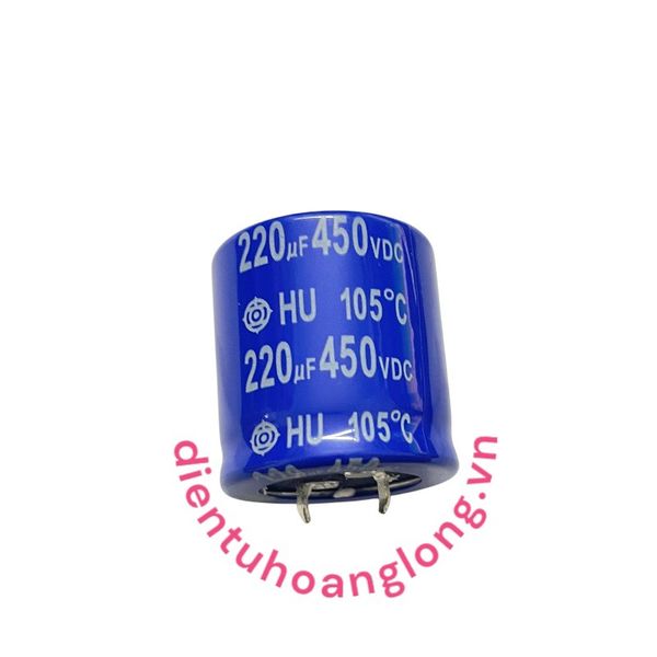  Tụ 220uF 450V HU mới (30x30) 