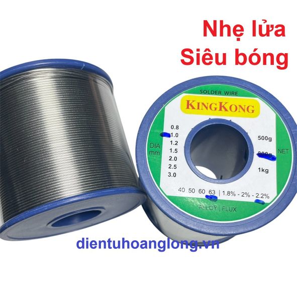  Chì (thiếc) SIÊU BÓNG - 800g - 1mm (nhẹ lửa) KingKong 