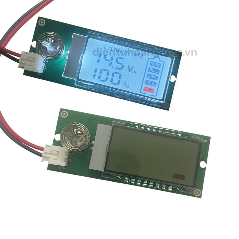 LCD báo pin cảm ứng