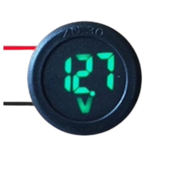  Module vôn kế TRÒN - - - XANH LÁ 