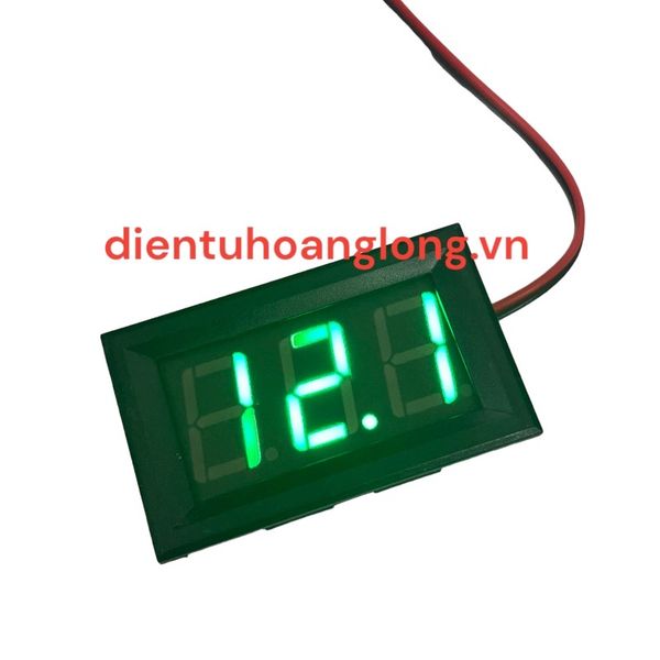  Module vôn kế có vỏ XANH LÁ 