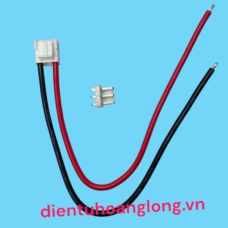Dây VH3.96 16AWG 2 sợi KHUYẾT - 1 đầu 20cm (10 sợi)