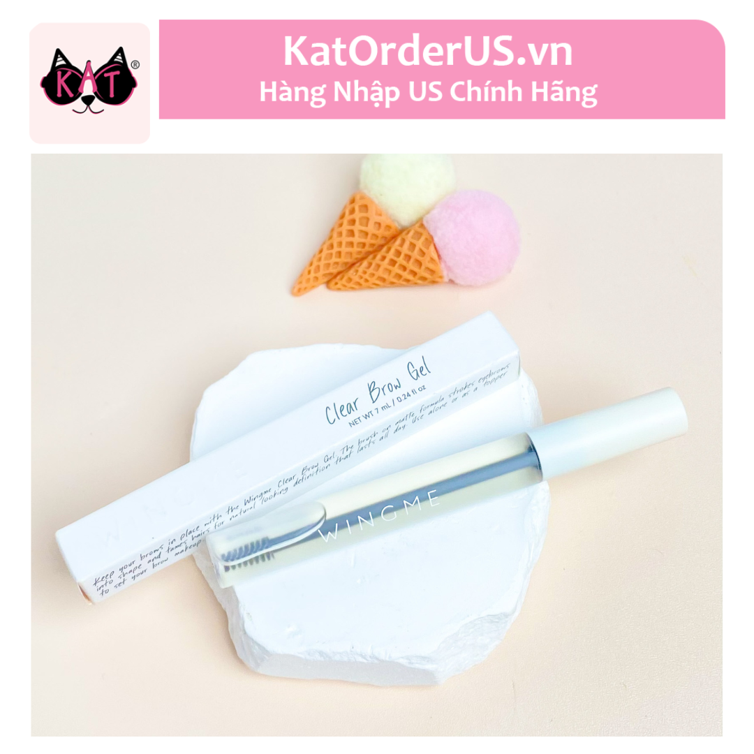 Gel Chuốt Mi Wingme Cosmetics Clear Brow Gel