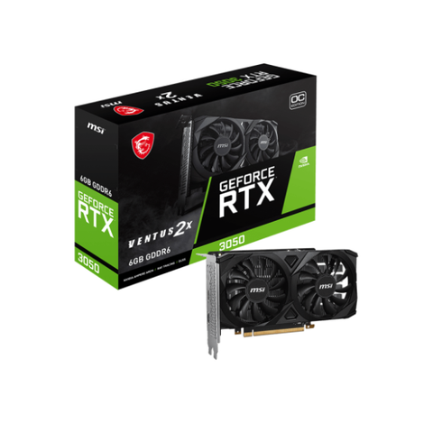 VGA MSI RTX 3050 VENTUS 2X 6G OC GDDR6