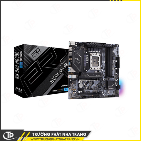 MAINBOARD ASROCK B660M PRO RS (INTEL B660, SOCKET 1700, M-ATX, 4 KHE RAM DDR4)