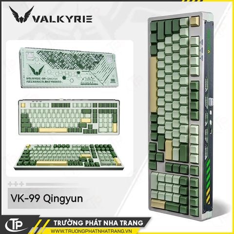 Bàn Phím Cơ VALKYRIE VK99 QINGYUN - Xanh Ngọc