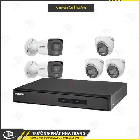 Bộ 5 Mắt Camera Analog 2.0MP HIKVISION - Có Thu Âm