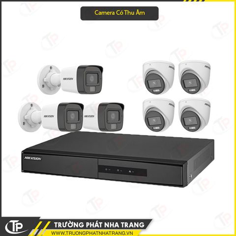 Bộ 7 Mắt Camera Analog 2.0MP HIKVISION - Có Thu Âm