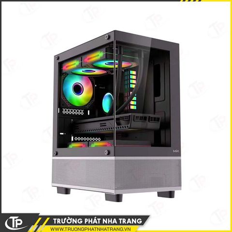 Vỏ case MIK Aether Gaming - Black (M-ATX/MID-TOWER/Màu Đen)