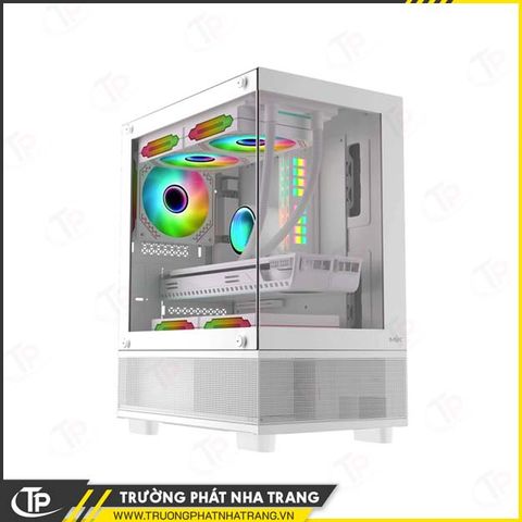 Vỏ case MIK Aether Gaming - White (M-ATX/MID-TOWER/Màu Trắng)