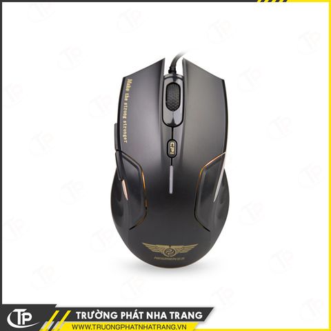 Chuột gaming Newmen N5000S Black (LED, Silent Switch)