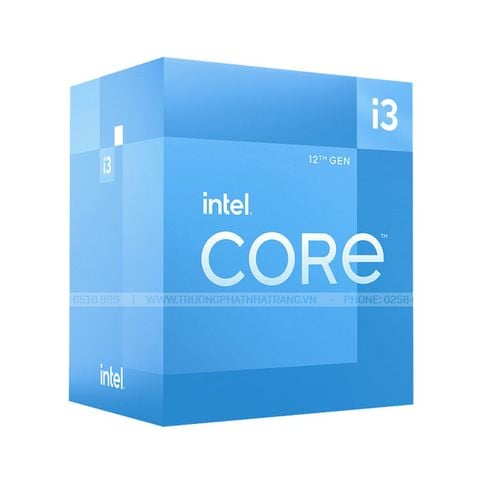 CPU Intel Core i3 12100 (3.3GHz turbo up to 4.3GHz, 4 nhân 8 luồng, 12MB Cache, 58W)- Socket Intel LGA 1700