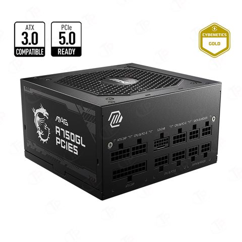Nguồn máy tính MSI MAG A750GL 750W 80 Plus Gold, Full Modular